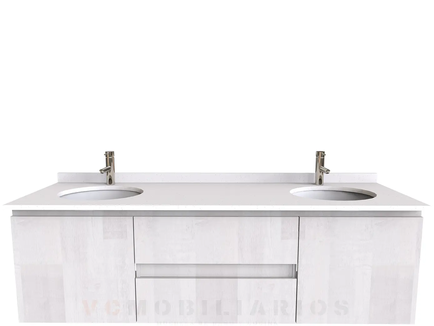 Mueble vanitorio Doble Aéreo  de 180 cm /  M2-1823 -DA / Legno 1