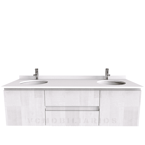 Mueble vanitorio Doble Aéreo  de 180 cm /  M2-1823 -DA / Legno