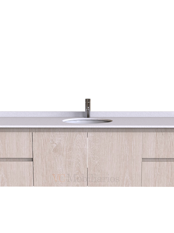 Mueble Vanitorio aereo simple de 190 cm M2-1908 / Provenzal 1