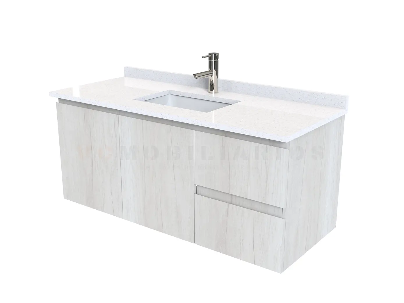 Mueble vanitorio aereo simple de 120cm  M2-1238-A / Toscana 1