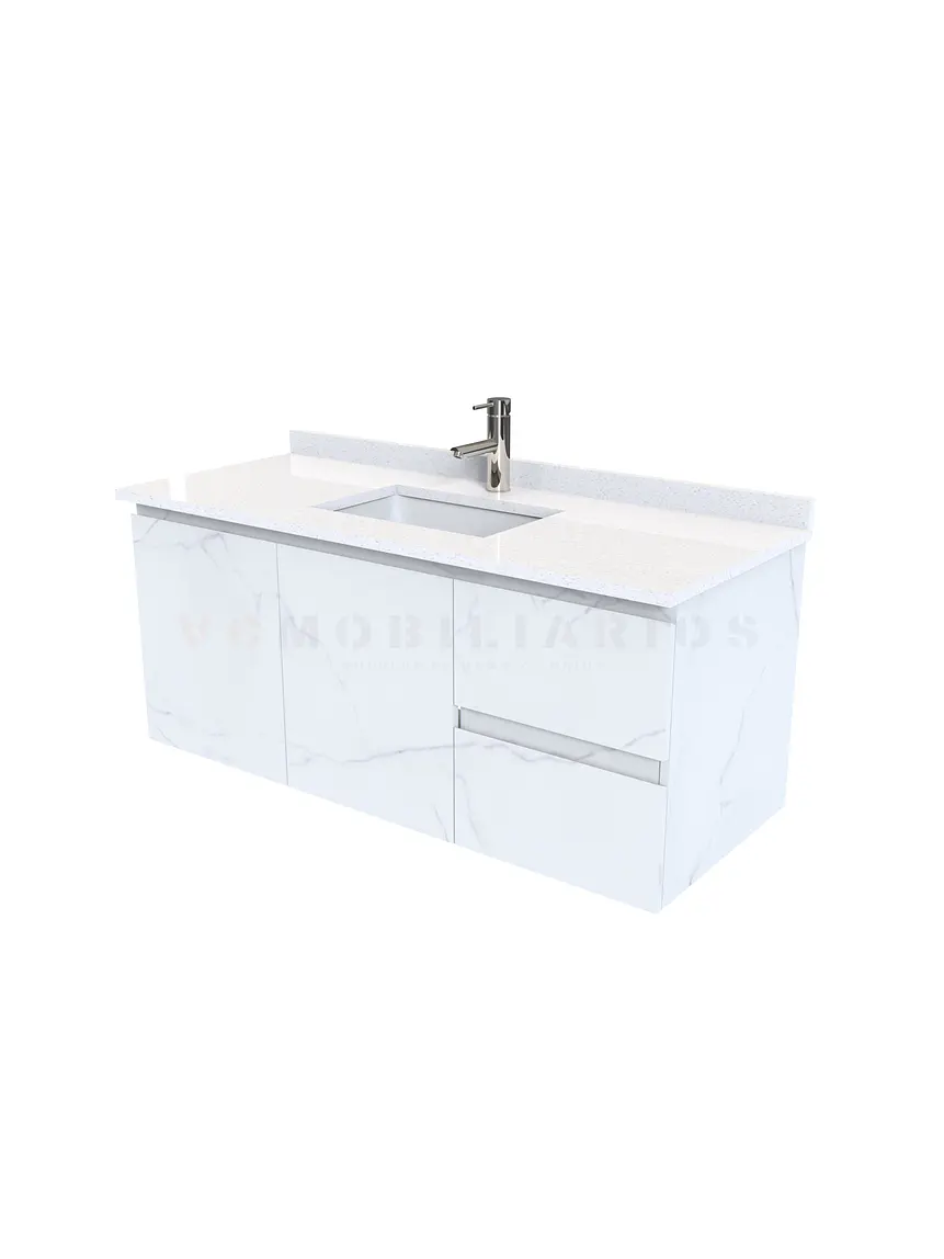 Mueble vanitorio aereo simple de 120cm  M2-1238-A / Marmara  1