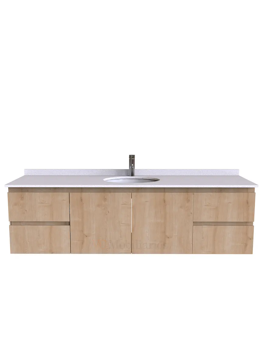 Mueble Vanitorio aereo simple de 170 cm M2-1708 / Rustico 1