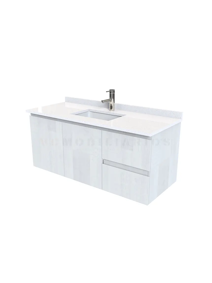 Mueble vanitorio aereo simple de 120cm  M2-1238-A / Legno 1