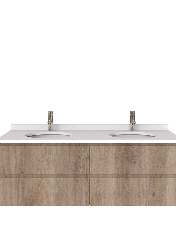 Mueble vanitorio Doble Aéreo  de 140 cm /  M5-1423 -DA / Jerez 1