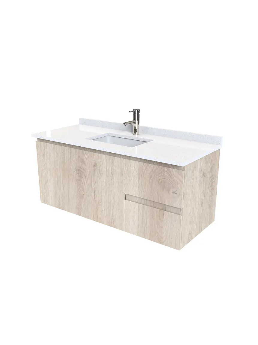 Mueble vanitorio aereo simple de 120cm  M2-1238-A / Jerez 1