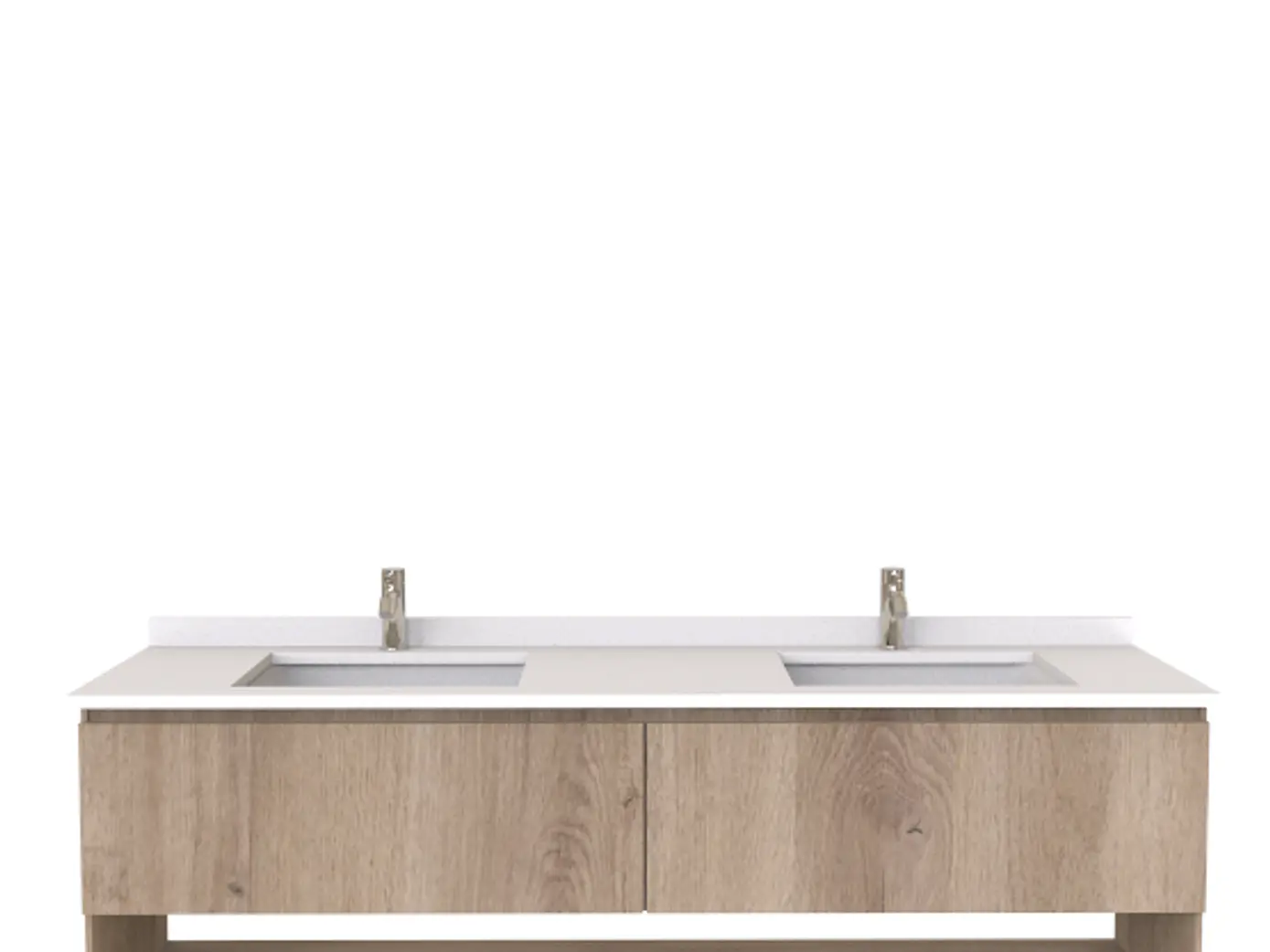 Mueble vanitorio Doble Aéreo  de 150 cm /  M9-1538 -DA / jerez 1