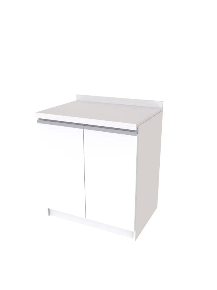 Mueble meson con cobierta de cuarzo M0-830 / Blanco 1
