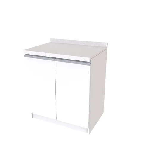 Mueble meson con cobierta de cuarzo M0-830 / Blanco