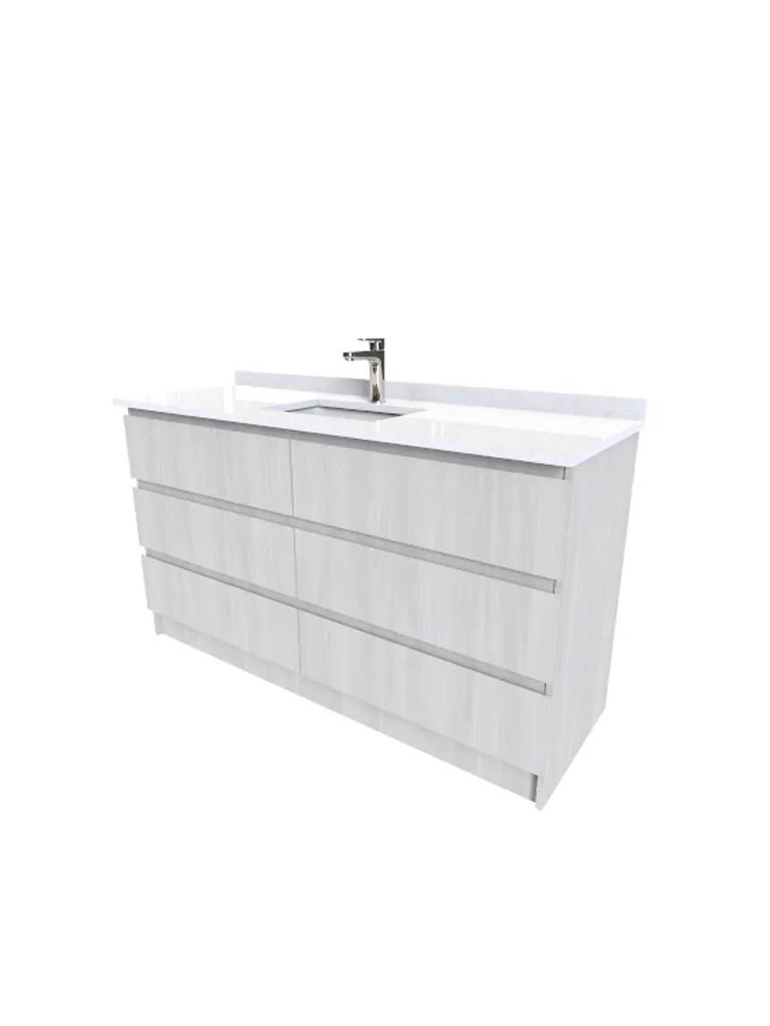 Mueble Vanitorio simple para cubiertas sobreponer M6-1420 / Color a elegir 1