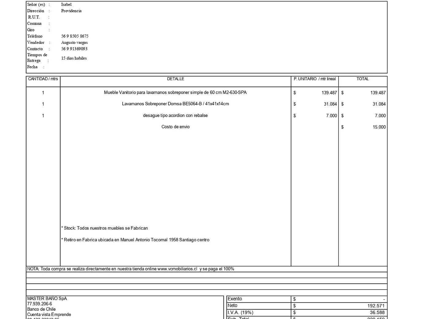 Cotizacion VC-000939 1