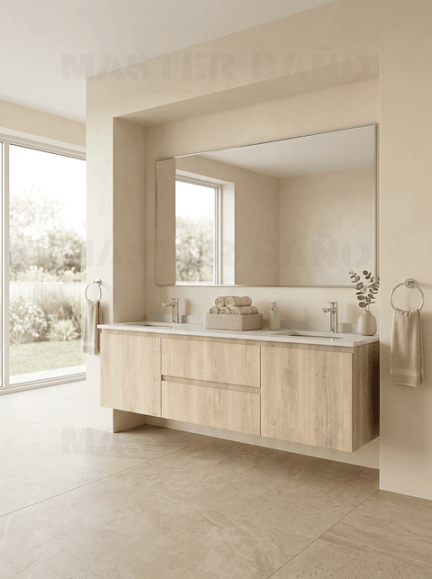 Mueble vanitorio Doble Aéreo  de 160 cm /  M2-1623 -DA / Jerez