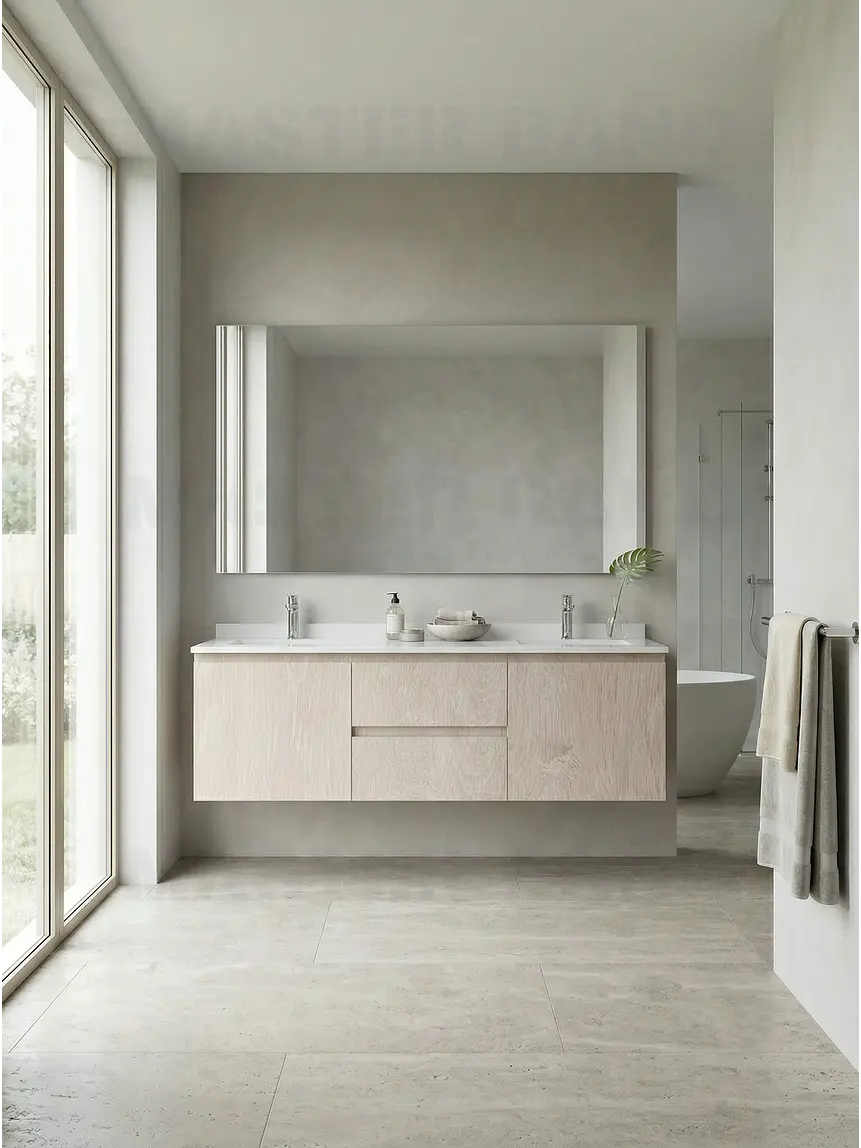 Mueble vanitorio Doble Aéreo  de 150 cm /  M2-1523 -DA / Provenzal 1
