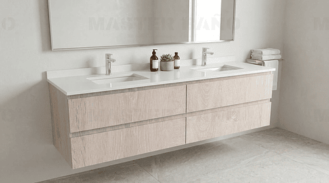 Mueble vanitorio Doble Aéreo  de 160 cm /  M4-1623 -DA / Provenzal