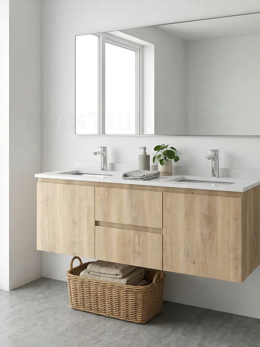 Mueble vanitorio Doble Aéreo  de 130 cm /  M2-1323 -DA / Jerez 1