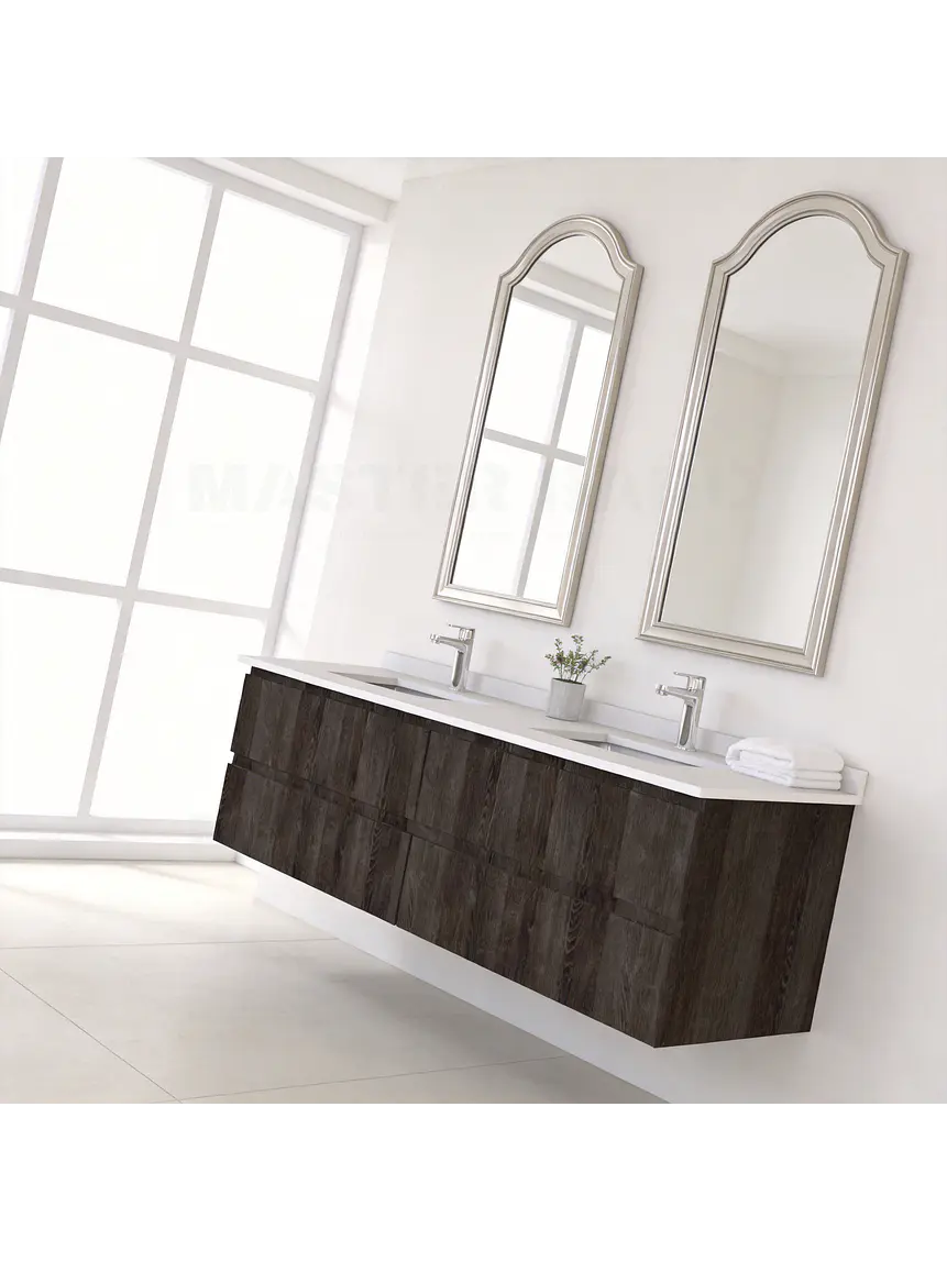 Mueble vanitorio Doble Aéreo  de 140 cm /  M5-1423 -DA / Espresso 1
