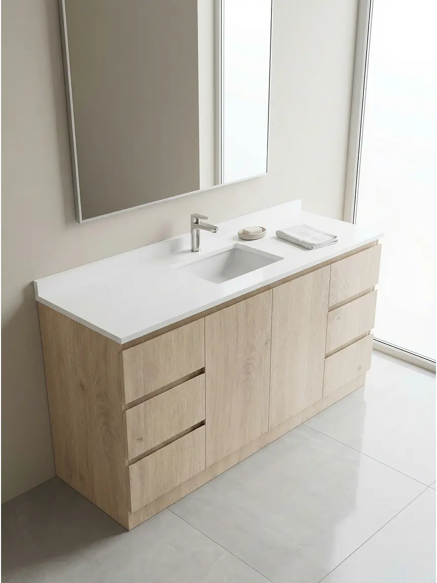 Mueble vanitorio simple al piso de 170 cm / M2-1738 / Jerez 1
