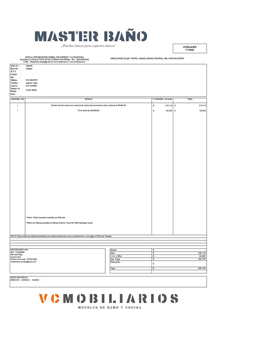 Cotizacion VC-001061 1