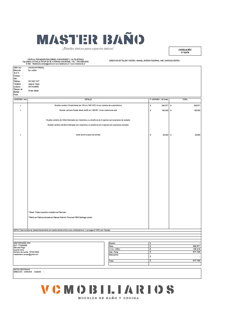 Cotizacion VC-001076 1
