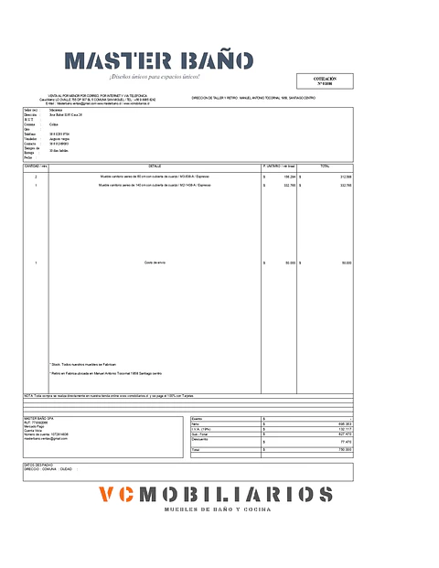 Cotizacion VC-001086