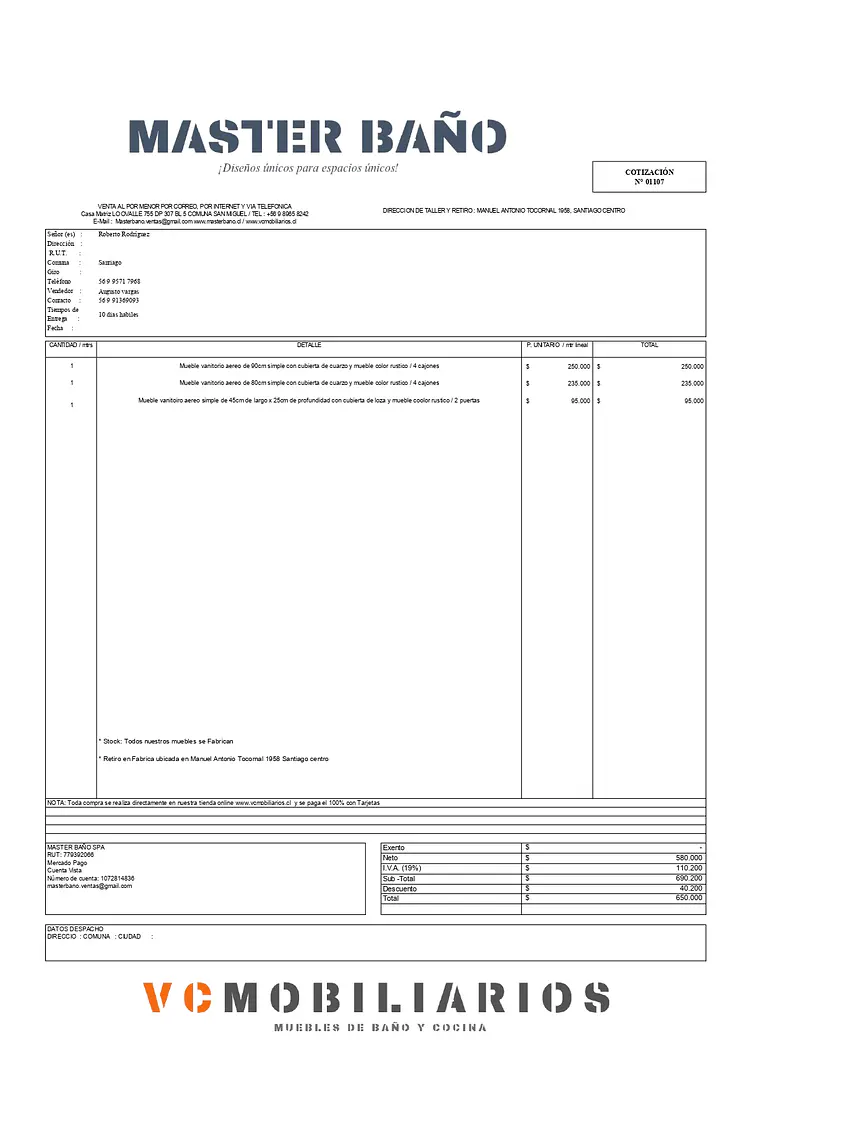 Cotizacion VC-001107 1