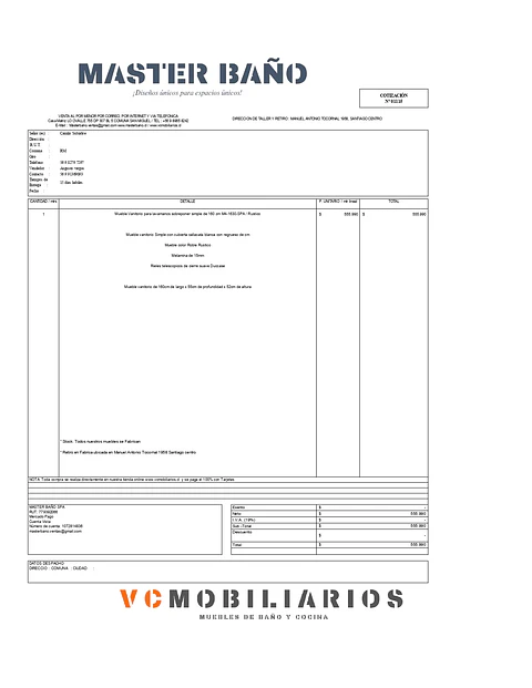 Cotizacion VC-001115
