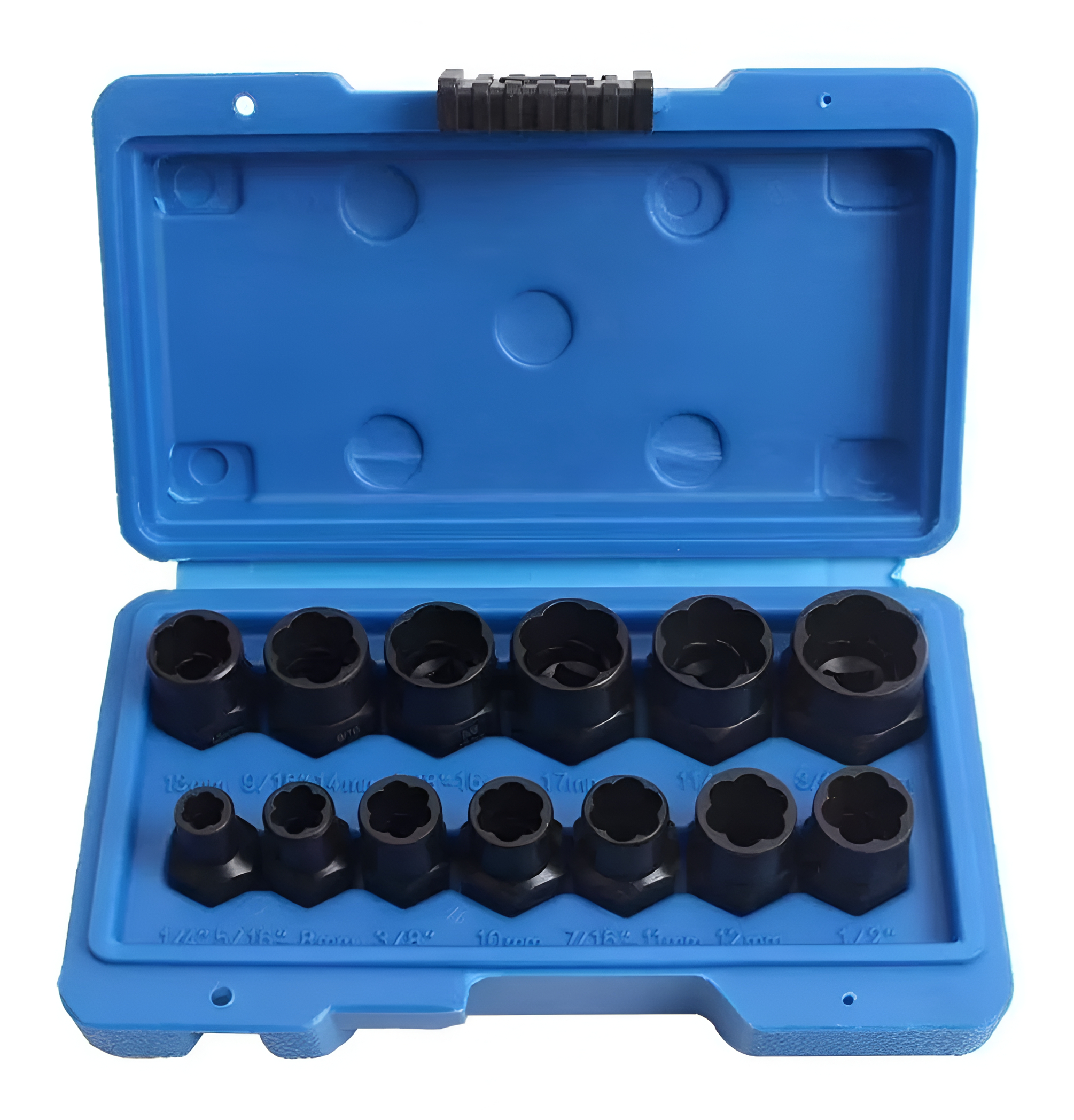 Dados Extractores Pernos Y Tuercas Rodadas 8 A 19mm