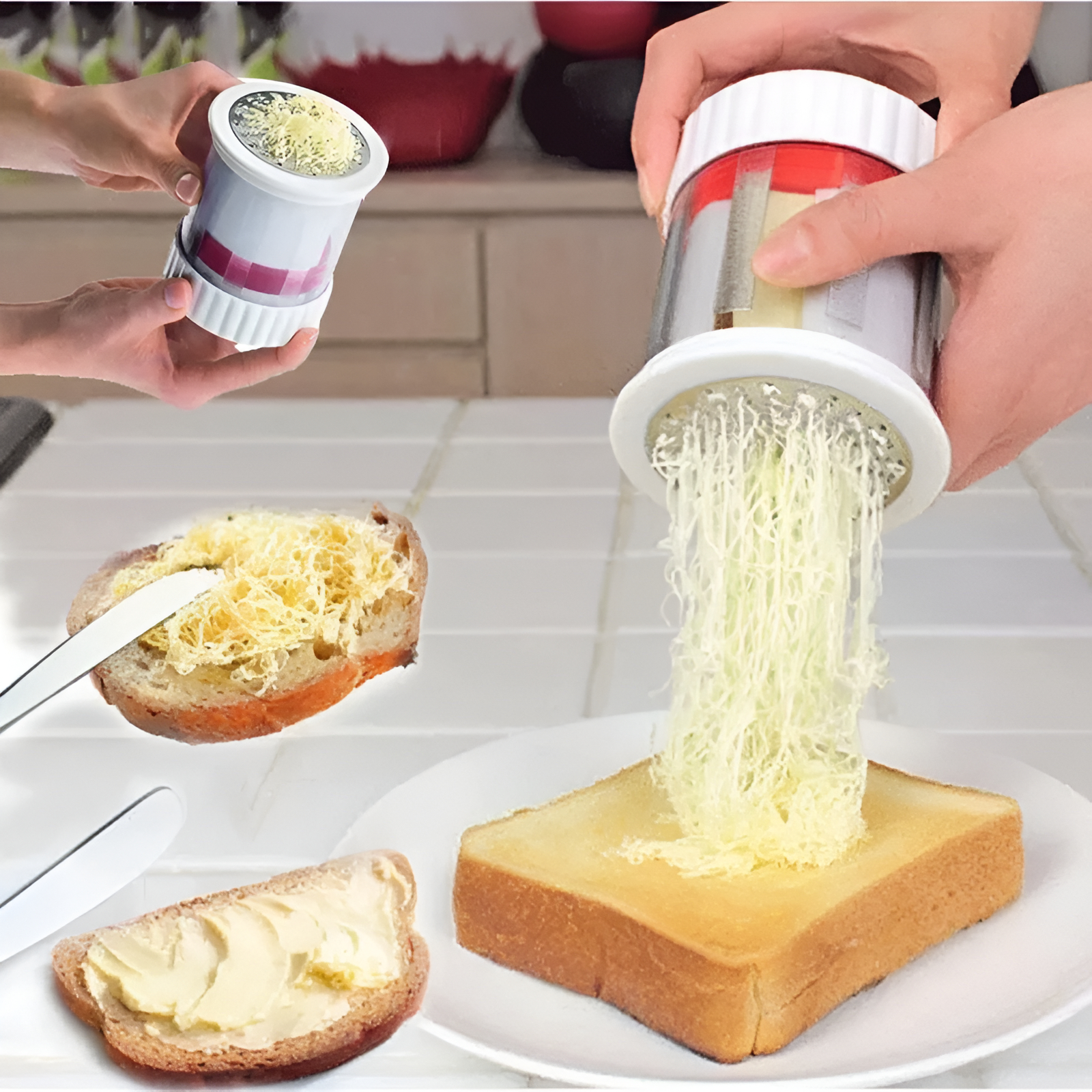 Dispensador Y Rallador De Mantequilla Y Margarina