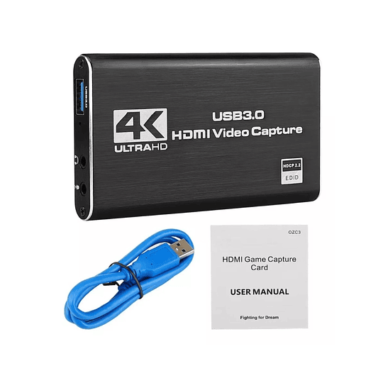Capturadora HDMI a USB Personal (Video y Audio)