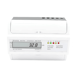 Medidor Trifasico Digital Kwh Din Ac 380v 5(100)a 50hz