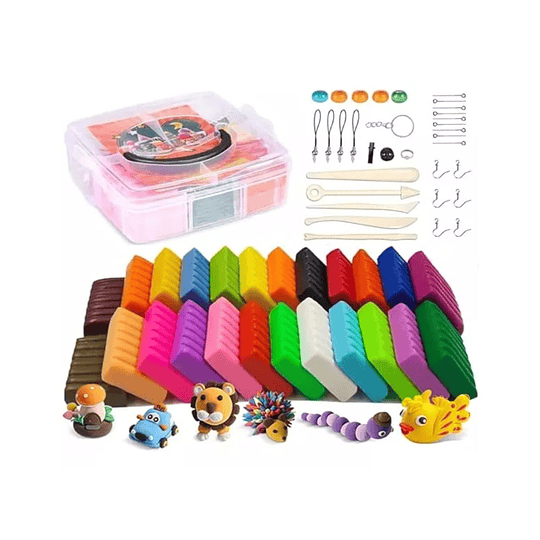 Kit De Arcilla Polimérica 32 Colores Iniciación