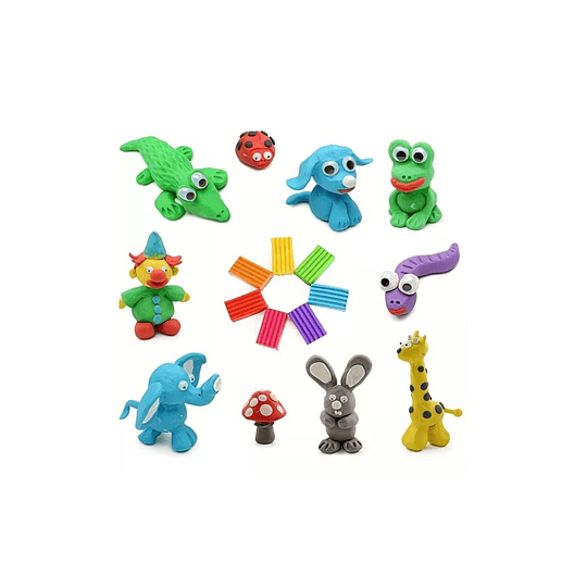 Kit De Arcilla Polimérica 32 Colores Iniciación