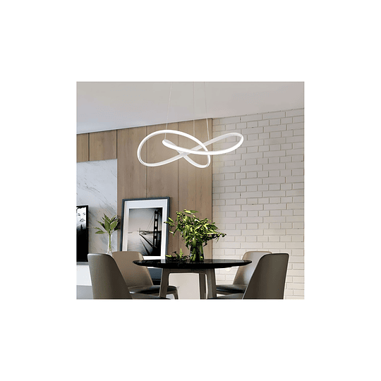 Lampara Led Colgante Moderna 3 En 1 Calida Fria Y Neutra 01 Blanco