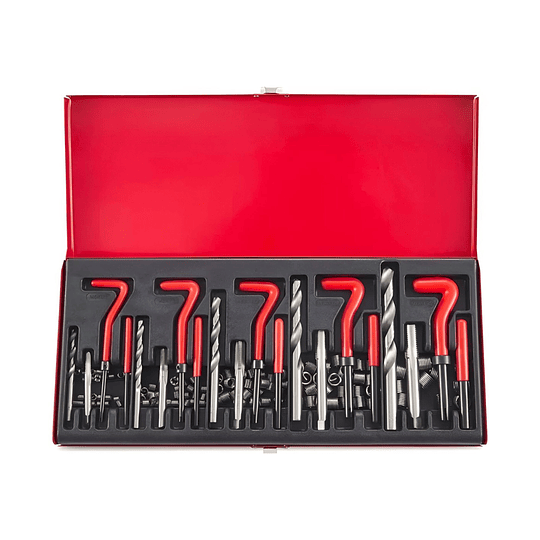 Kit 131 Insertos Helicoil Reparacion Hilos Dañados