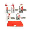 Kit 131 Insertos Helicoil Reparacion Hilos Dañados