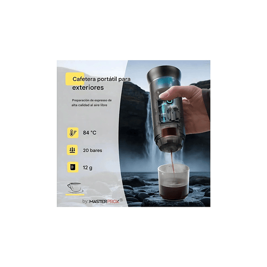 Cafetera Portátil Espresso Premium 7500mah Recargable Compatible Cápsulas Y Café Molido 3 En 1 Original 3.0