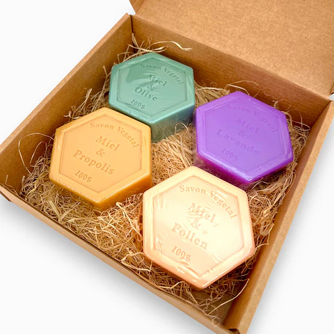 Sabonete em formato hexagonal - 100g