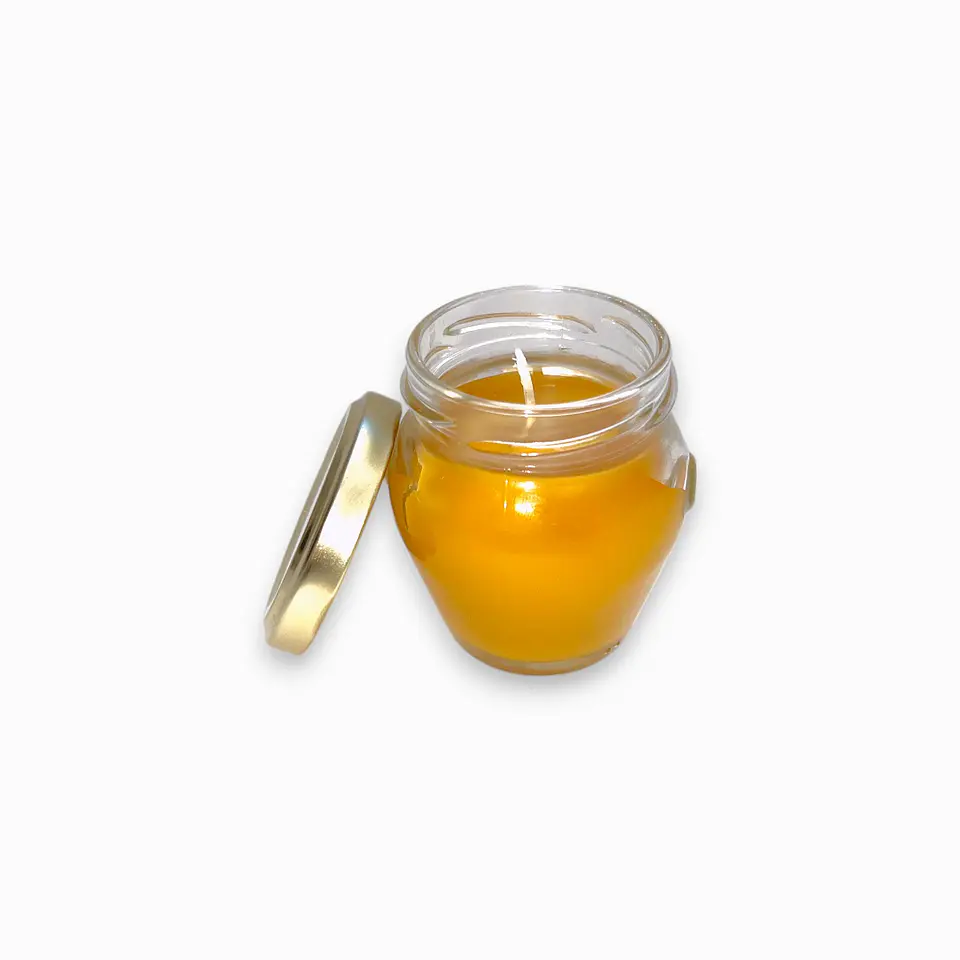 Handmade beeswax candle 2