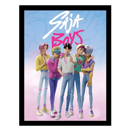 Quadro Saja Boys KPop Demon Hunters (Design 2) 1