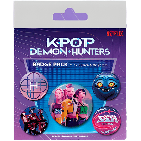 Blister 5 Pins KPop Demon Hunters 1