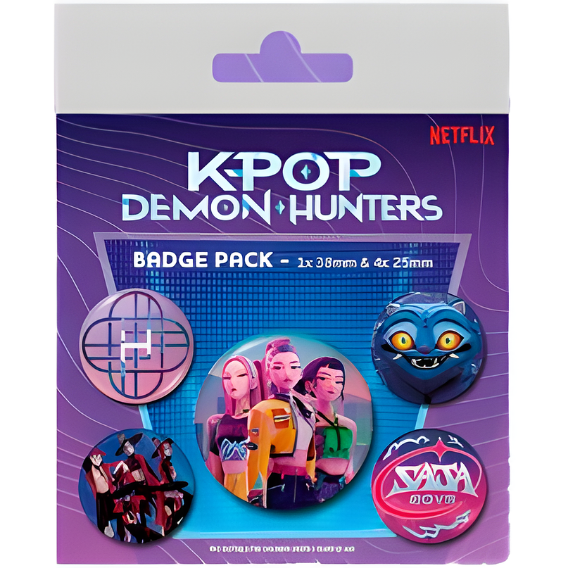 Blister 5 Pins KPop Demon Hunters 1