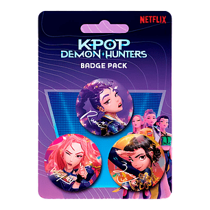 Blister 3 Pins KPop Demon Hunters