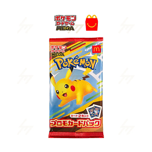 Booster Pack Promocional Pokémon McDonald's Japonês