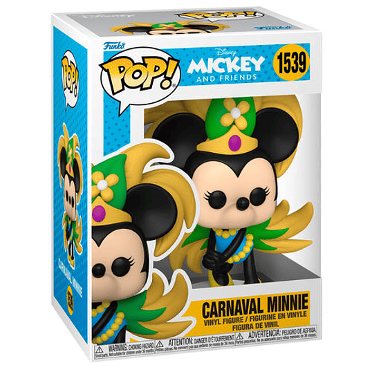 Figura POP Disney Mickey e os Amigos Carnaval Minnie 1