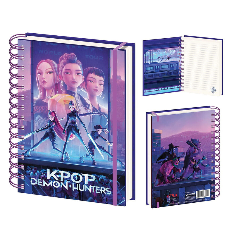 Caderno A5 KPop Demon Hunters 1