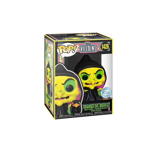 Figura POP - Disguised Evil Queen with Raven (Black Light) Exclusive 1