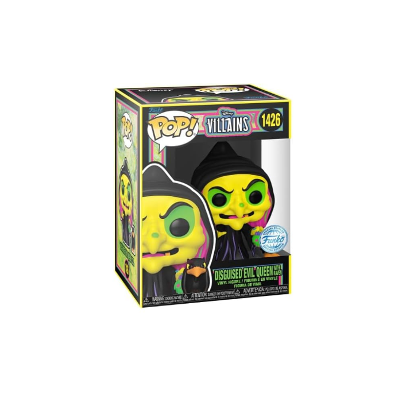 Figura POP - Disguised Evil Queen with Raven (Black Light) Exclusive 1