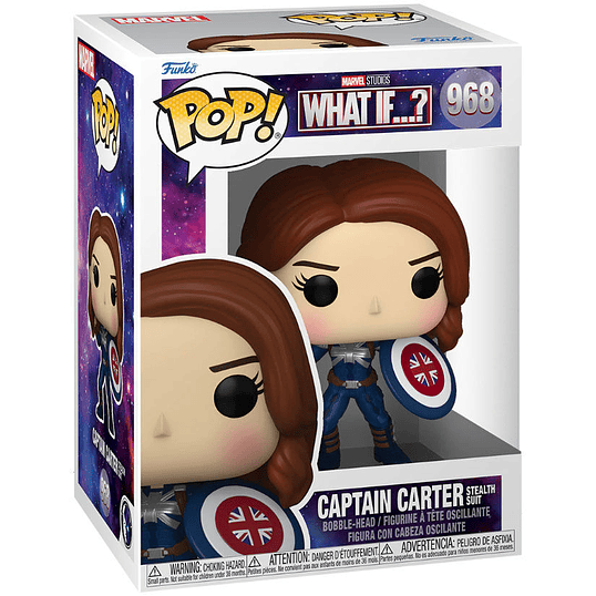 Figura POP Marvel What If Captain Carter Stealth 1