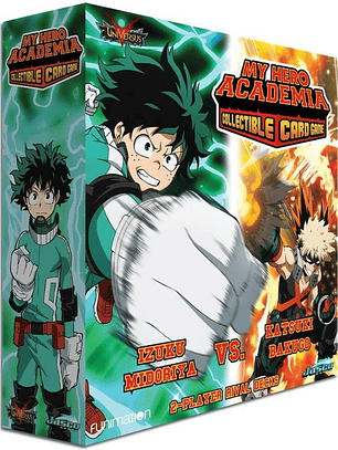 My Hero Academia CCG - Izuku Midoriya vs. Katsuki Bakugo Rival Decks- Inglês