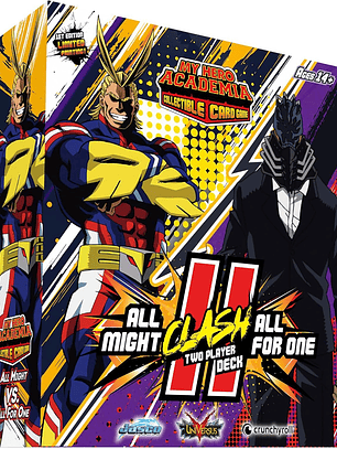 My Hero Academia CCG - Série 4: League of Villains - 2 Player Clash Deck All Might vs. All For One - Inglês