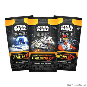 Star Wars Unlimited Jump to Lightspeed Booster Pack